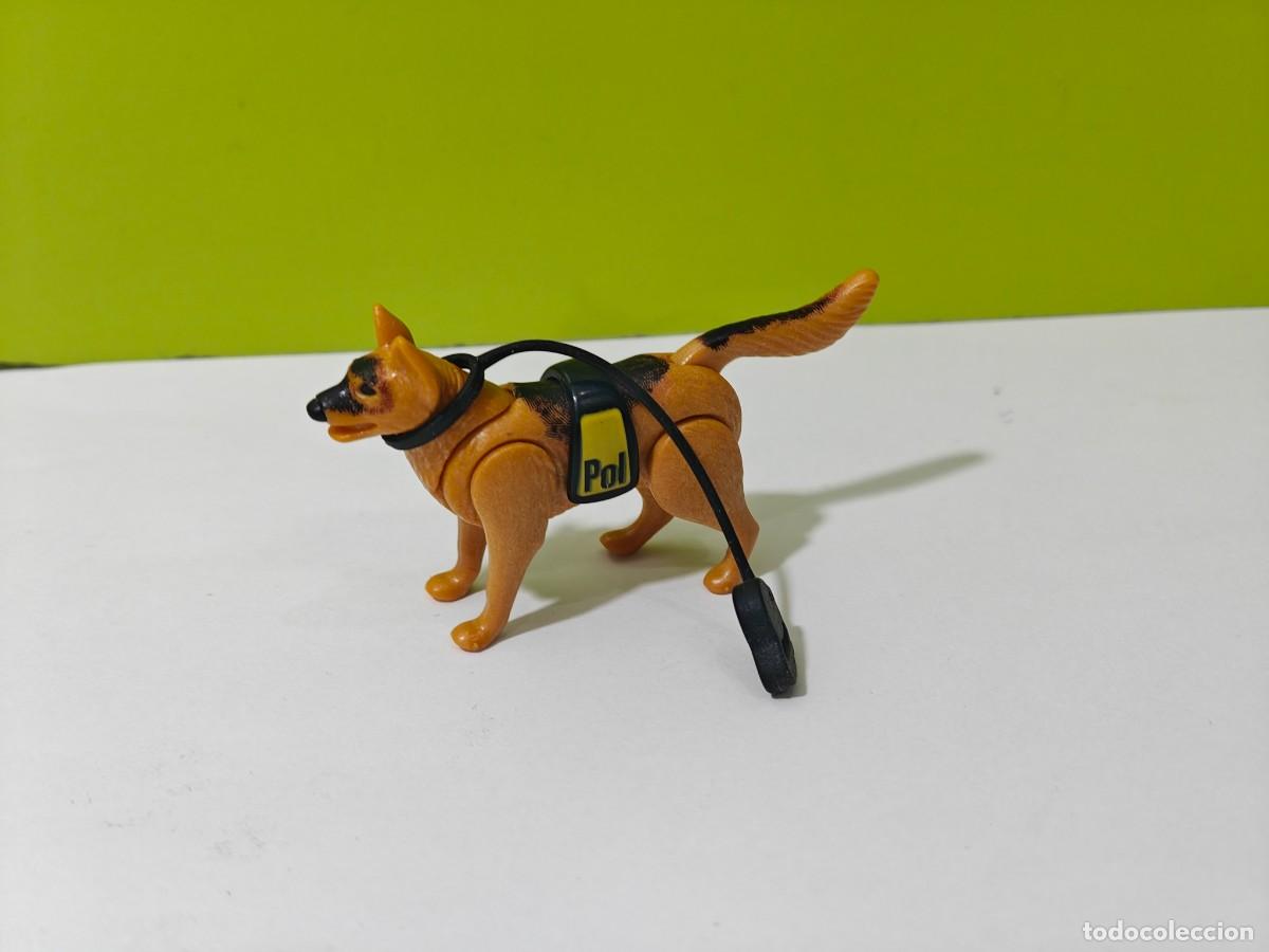 Playmobil: playmobil animal-perro polic&iacute;a polizei, comisar&iacute;a, parque, c&aacute;rcel, ladrones, cuartel, moto, city.
