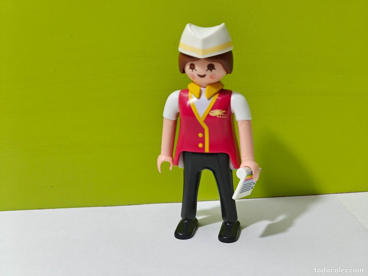Playmobil: playmobil figura mujer dependienta hotel, vacaciones, tienda de regalos, crucero, botones, city...