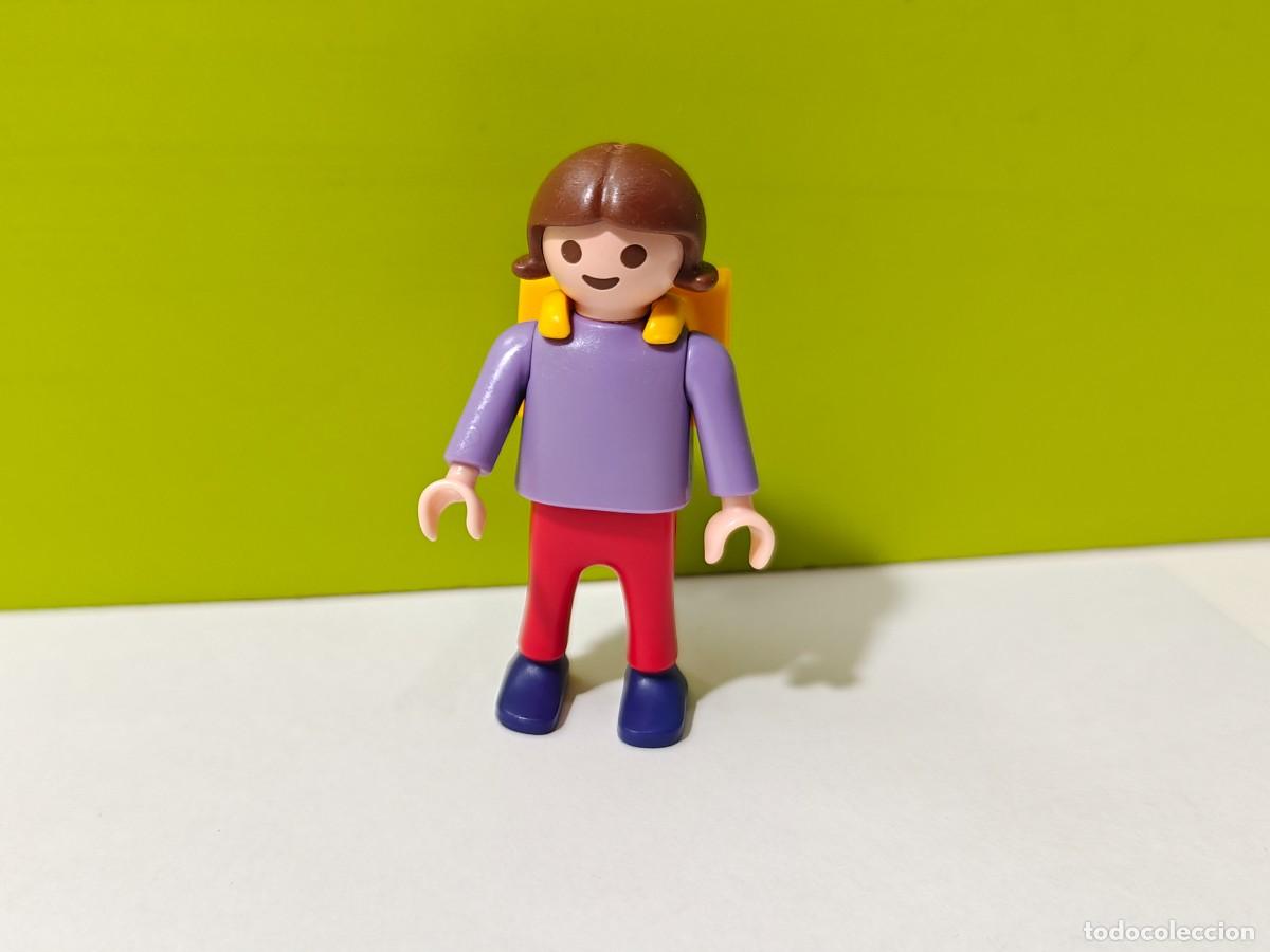 Playmobil: playmobil figura ni&ntilde;a con mochila, colegio, escuela, casa, parque, chal&eacute;, city...