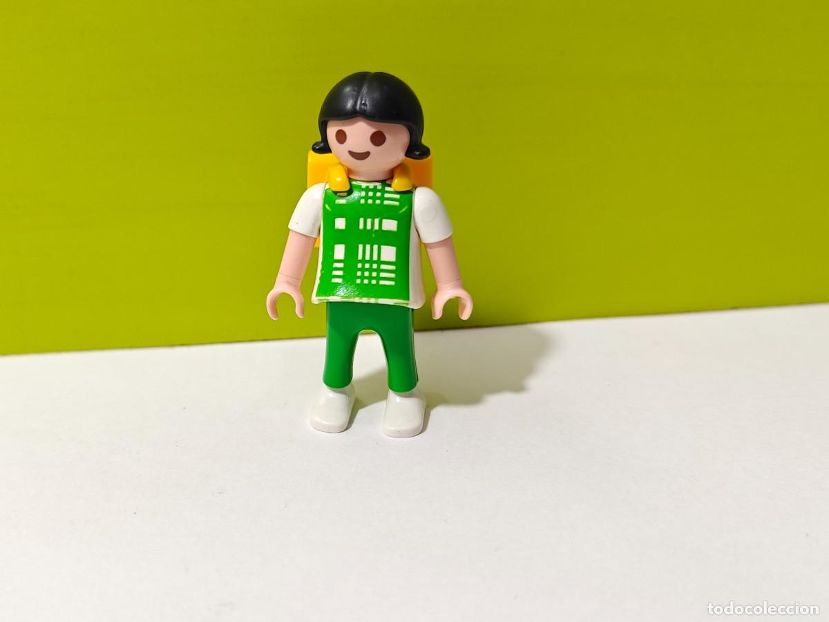 Playmobil: playmobil figura ni&ntilde;a con mochila, colegio, escuela, casa, parque, chal&eacute;, city...