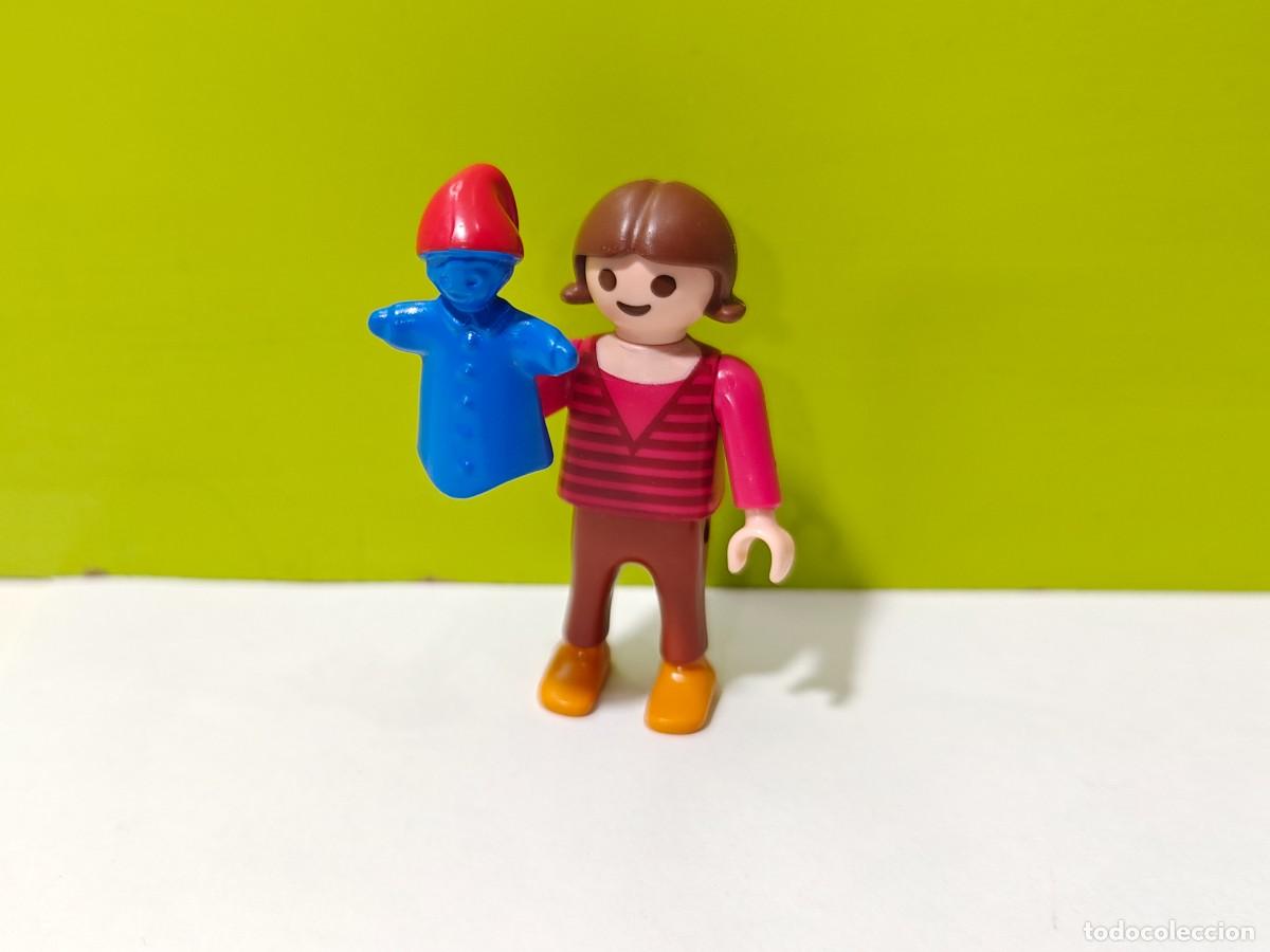 Playmobil: playmobil figura ni&ntilde;a con marioneta, victoriano, circo, medieval, colegio, teatro, casa, city...