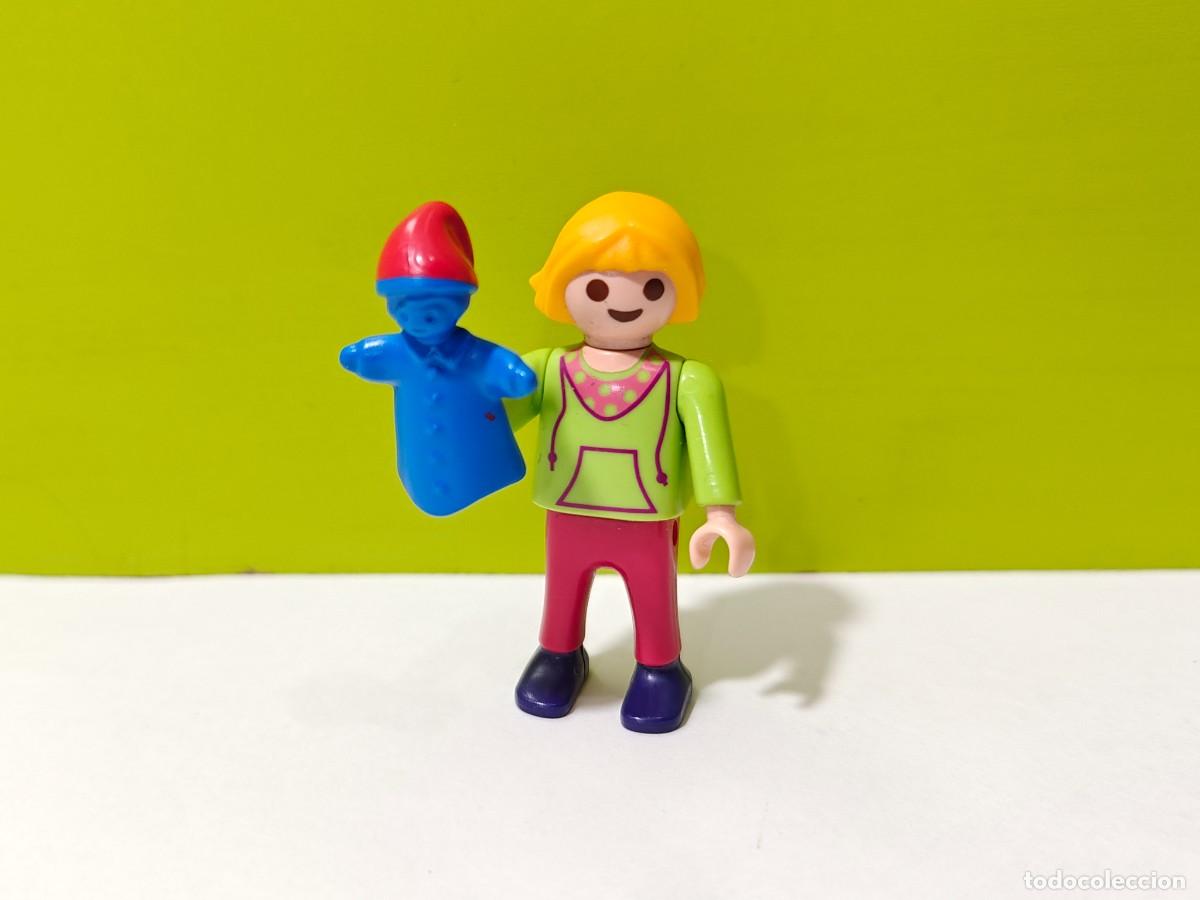 Playmobil: playmobil figura ni&ntilde;a con marioneta, victoriano, circo, medieval, colegio, teatro, casa, city...