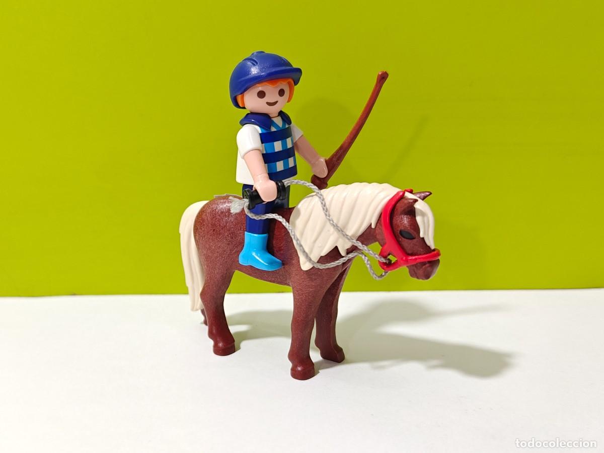 Playmobil: playmobil figura ni&ntilde;o a caballo, h&iacute;pica, establo, granja, country, bel&eacute;n, cuadra, huerto, city, zoo.