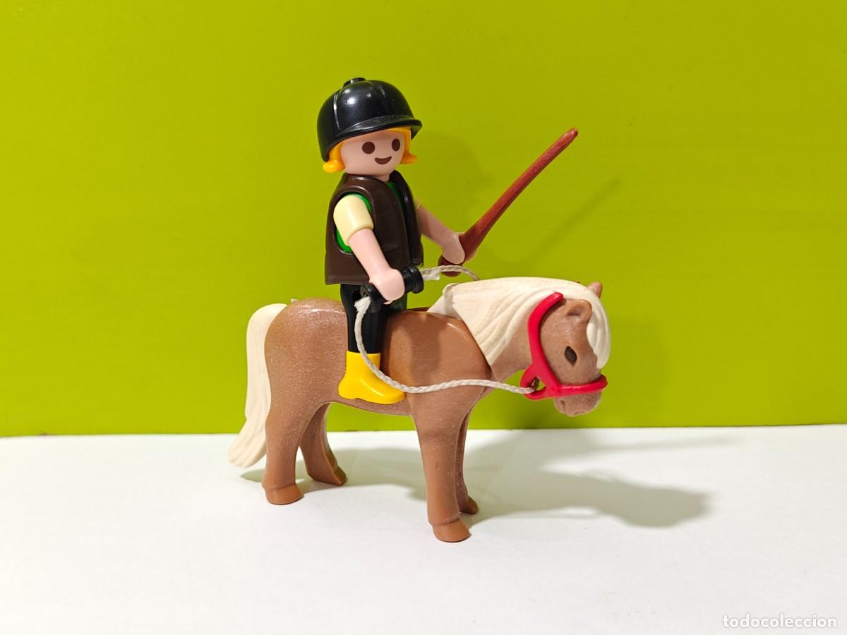 Playmobil: playmobil figura ni&ntilde;a a caballo, h&iacute;pica, establo, granja, country, bel&eacute;n, cuadra, huerto, city, zoo.
