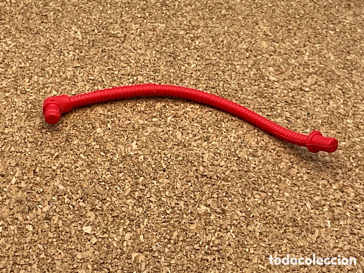 Playmobil: ACCESORIO PLAYMOBIL. TUBO GOMA COLOR ROJO. REF ENGANCHE, MAQUINARIA, ASPIRADOR, COMPRESOR, ETC