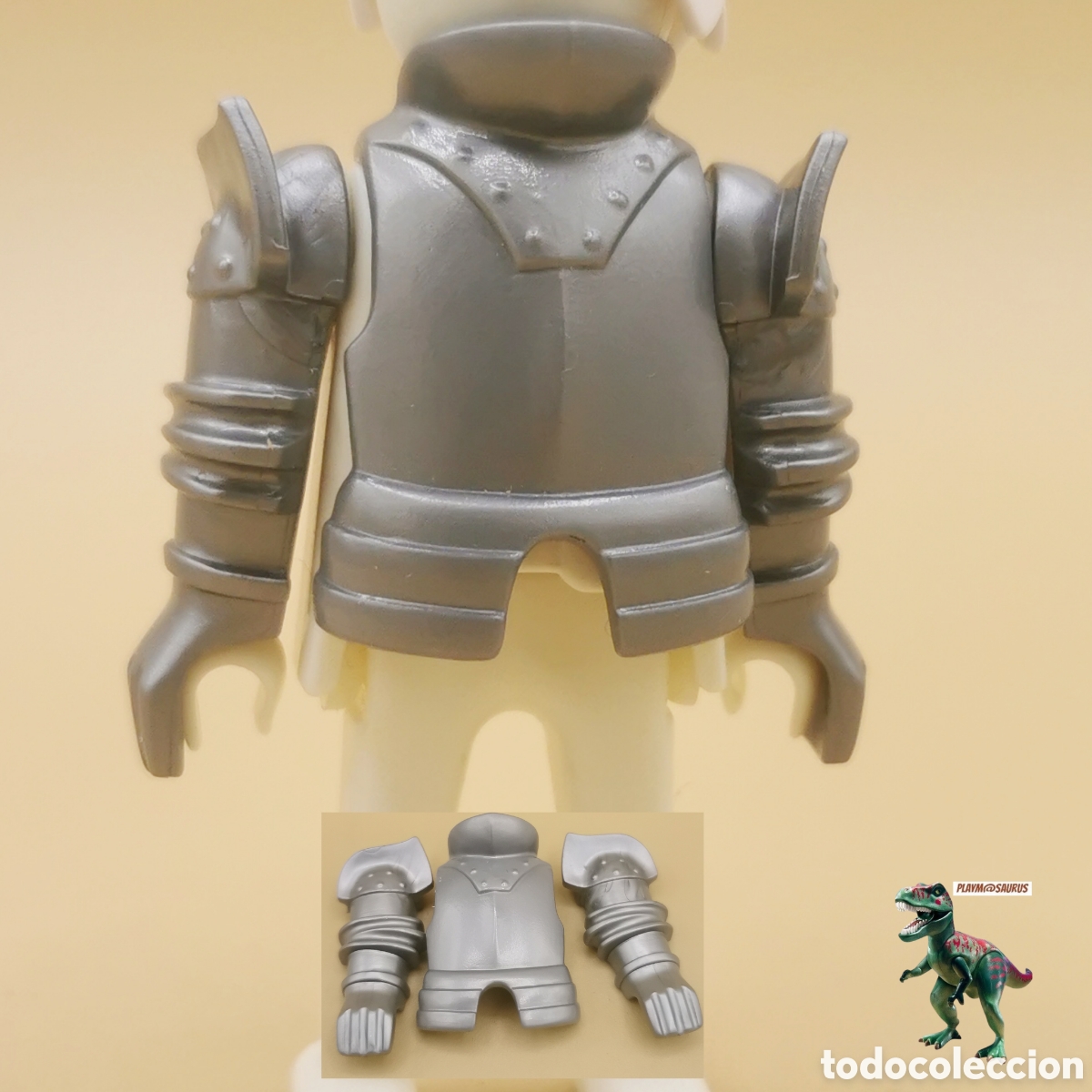 Playmobil: Playmobil coraza y proteccion para brazos armadura caballero medieval soldado guerrero peto hombrera