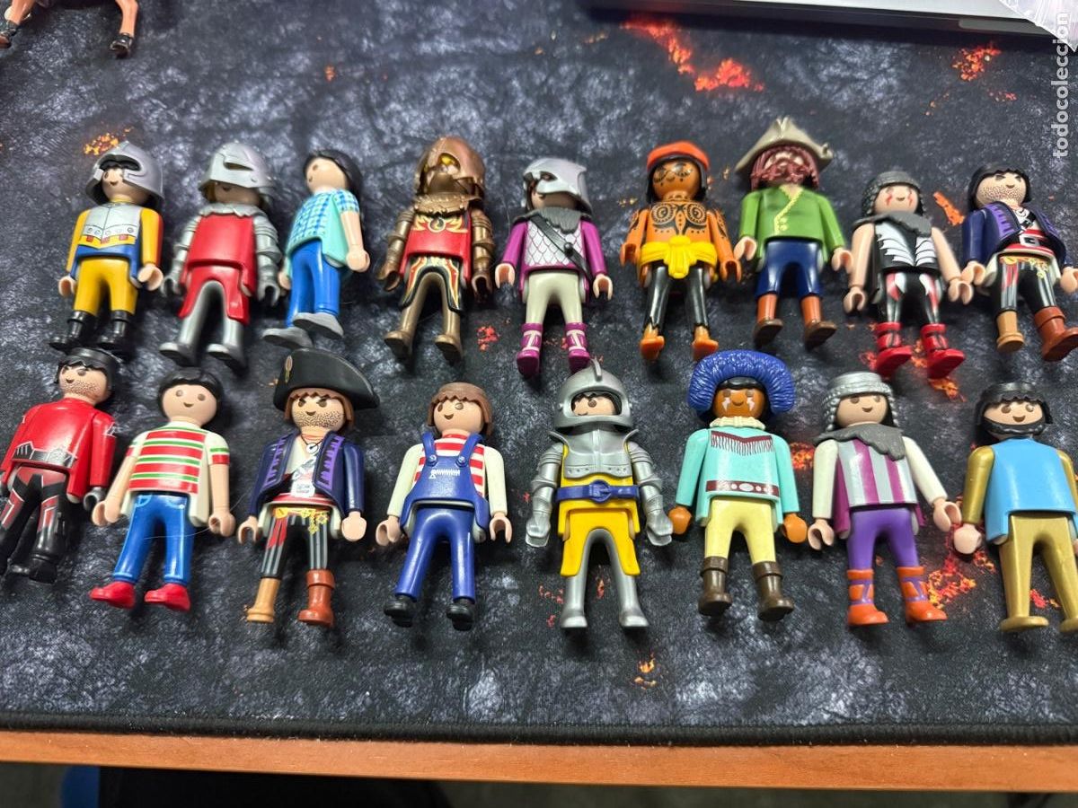 Playmobil: ⚔️ GRAN LOTE PLAYMOBIL VINTAGE &ndash; 17 FIGURAS SURTIDAS