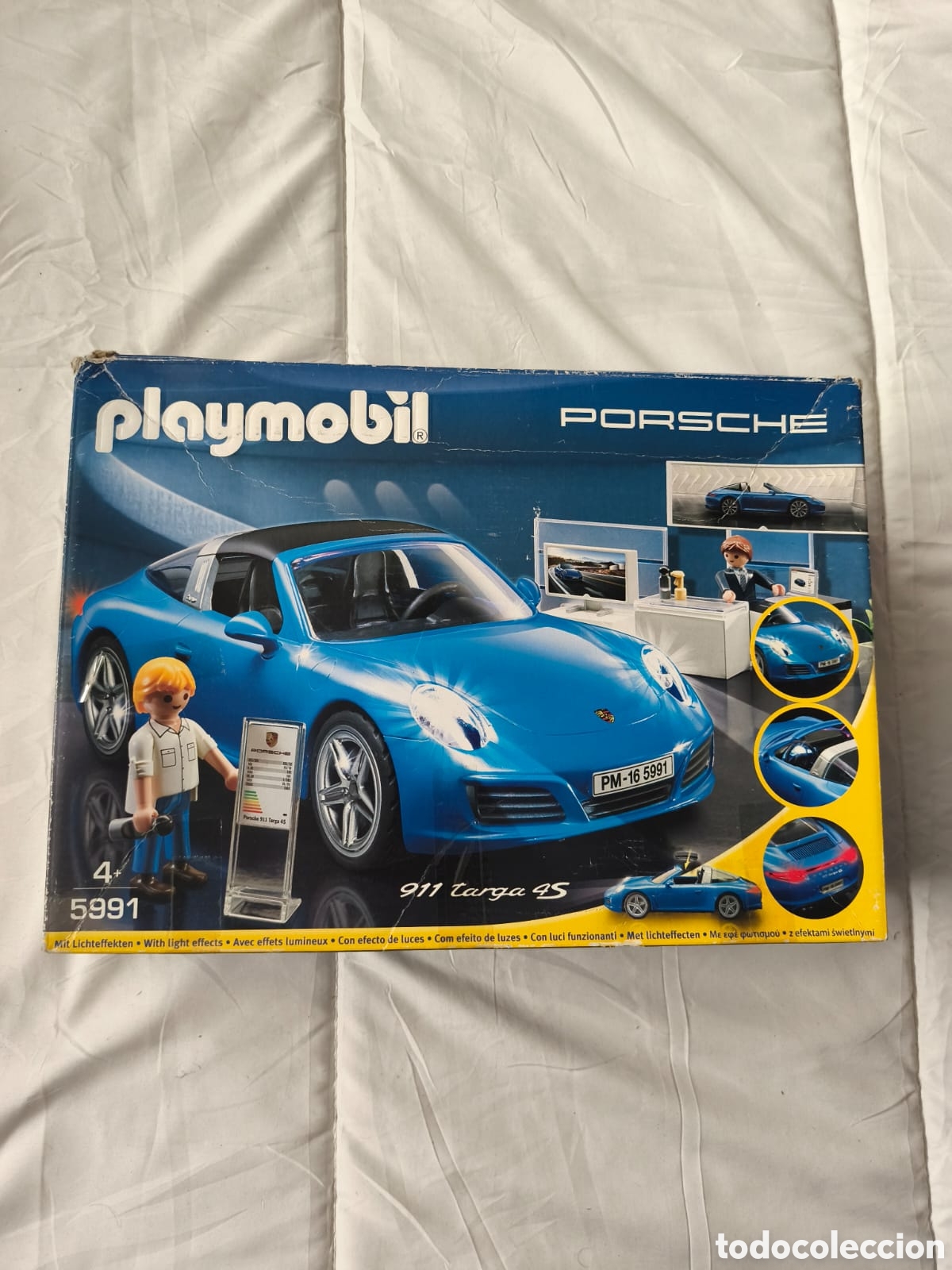 Playmobil: Set Playmobil Porshe 911 Targa 4S Efectos de luz. 2015.