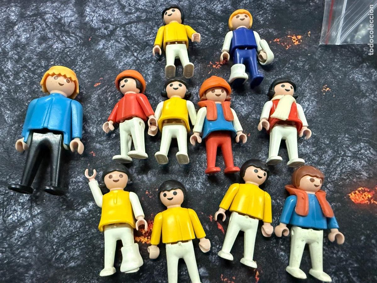 Playmobil: ✨ LOTE 11 FIGURAS GEO BRA / PLAY BIG ANTIGUAS (1974-1981) ✨