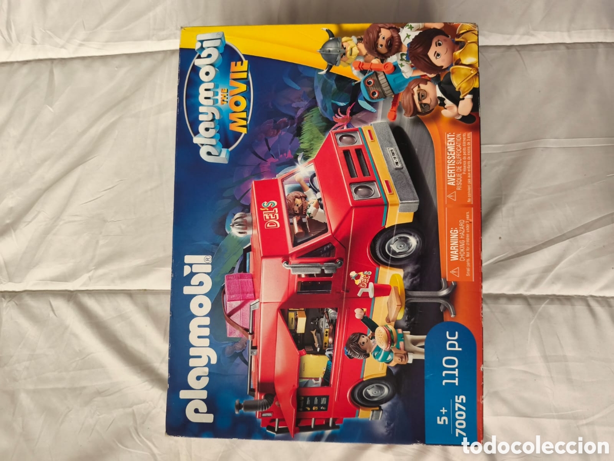 Playmobil: Set de construccion Playmobil The Movie Food Truck de Del (70075). 110 piezas. 2019