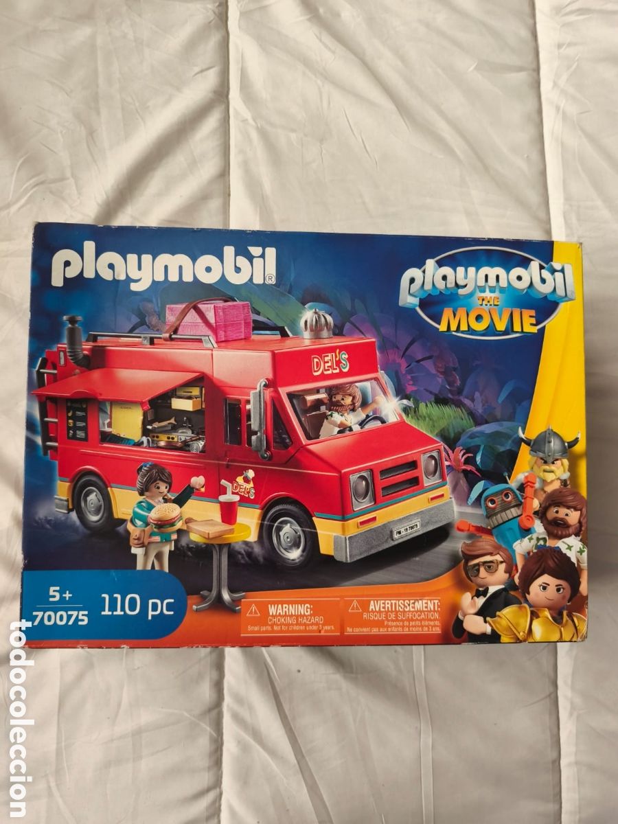 Playmobil: Playmobil . 70075 . The Movie Food Truck . 110 piezas . Caja original.