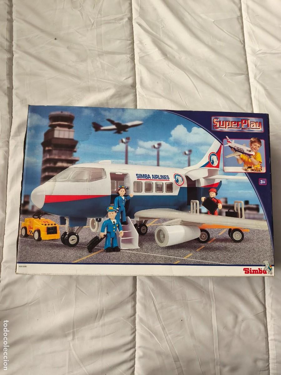 Playmobil: Simba. Juego de avion. 40 cm. . Simba Airlines . Caja original.