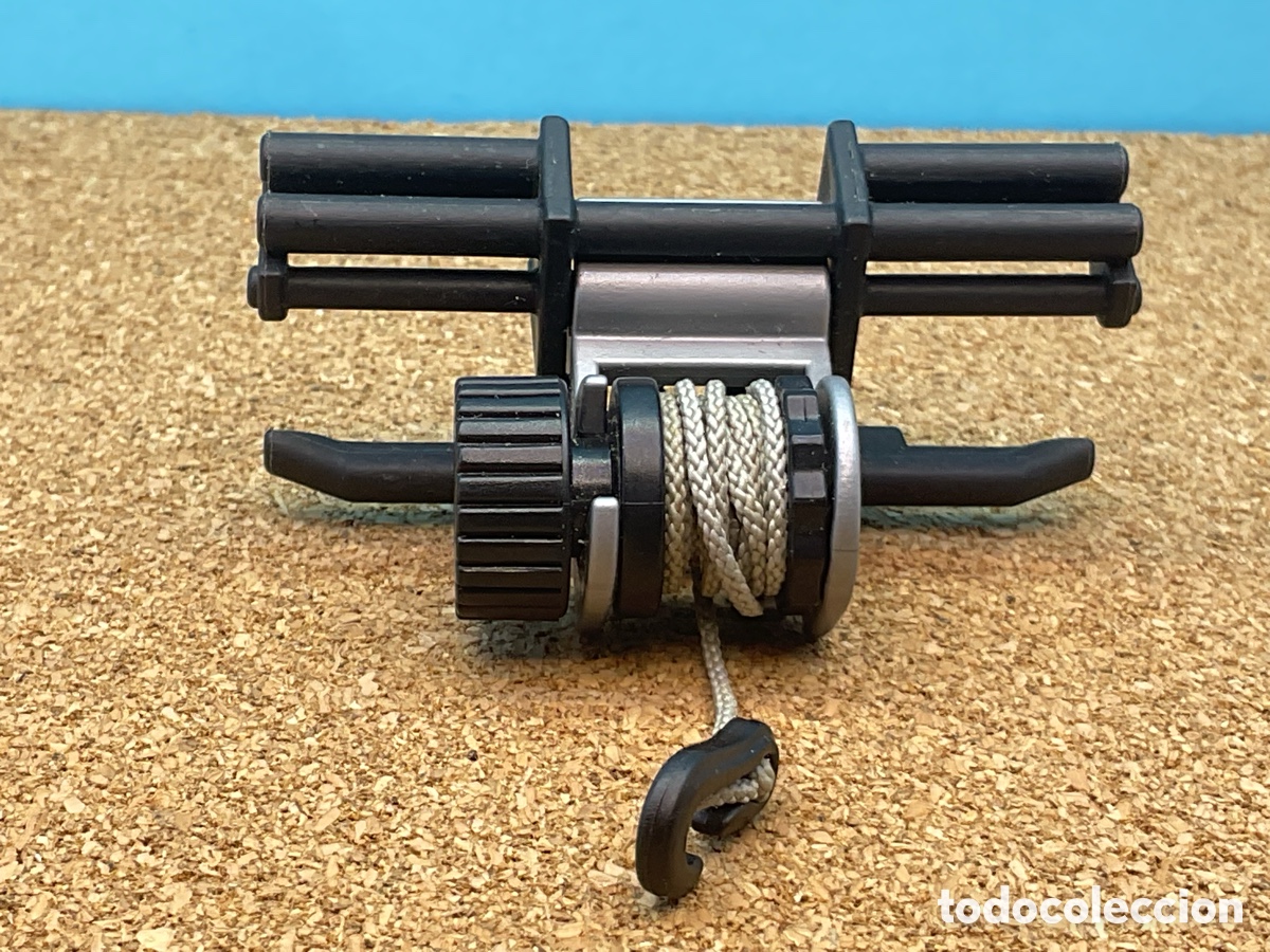 Playmobil: ACCESORIO PLAYMOBIL. GUARDABARROS GRUA QUAD POLEA GANCHO.