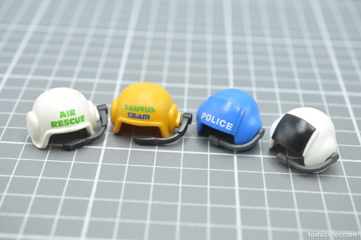 Playmobil: wsk057 Playmobil, 4 cascos piloto