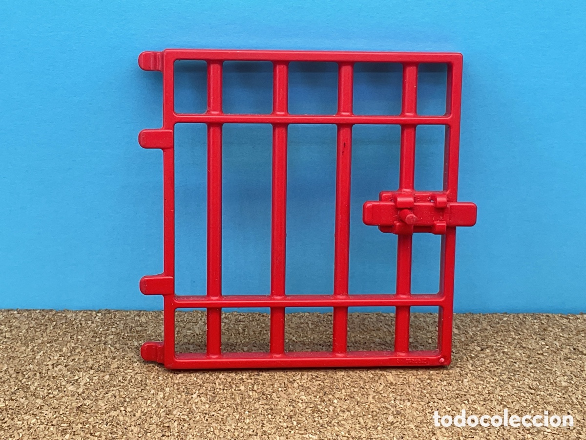 Playmobil: ACCESORIO PLAYMOBIL. REJA CASTILLO COLOR ROJO.