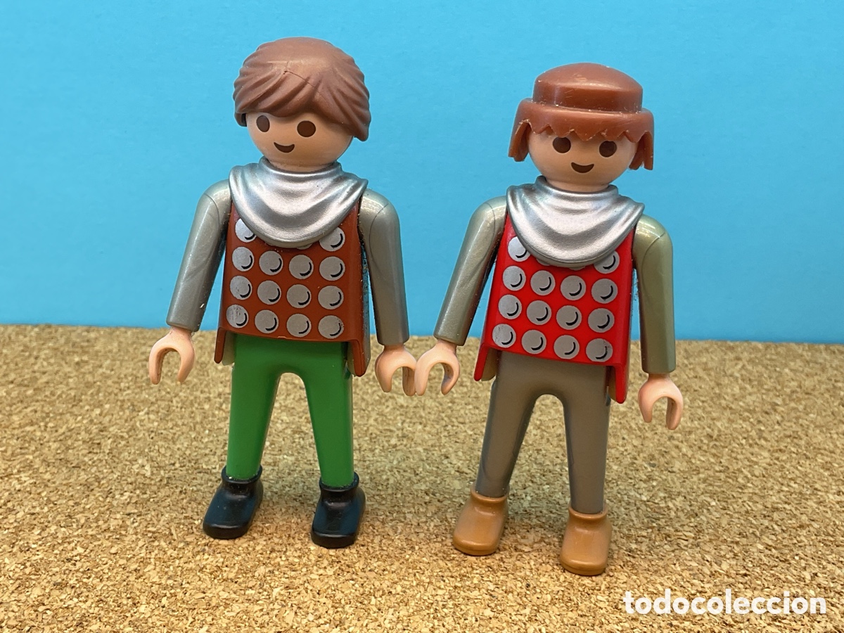 Playmobil: FIGURAS PLAYMOBIL. HOMBRE Y MUJER EPOCA MEDIEVAL.