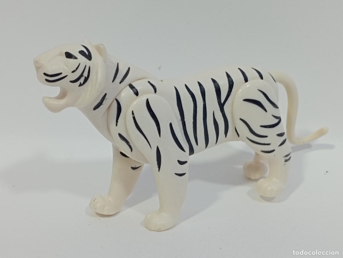 Playmobil: PLAYMOBIL TIGRE BLANCO ANIMALES ZOO.......