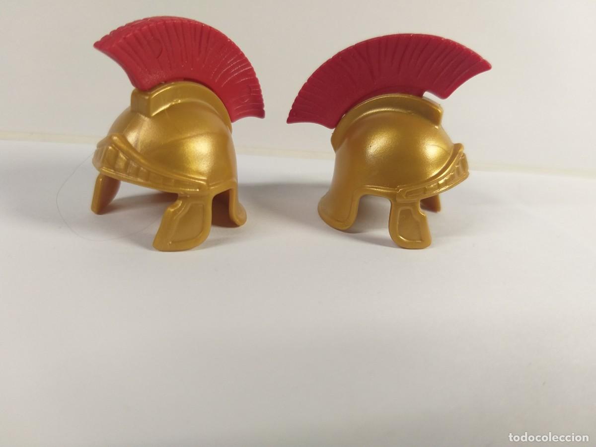Playmobil: PLAYMOBIL - X2 CASCOS ROMANOS ETC..