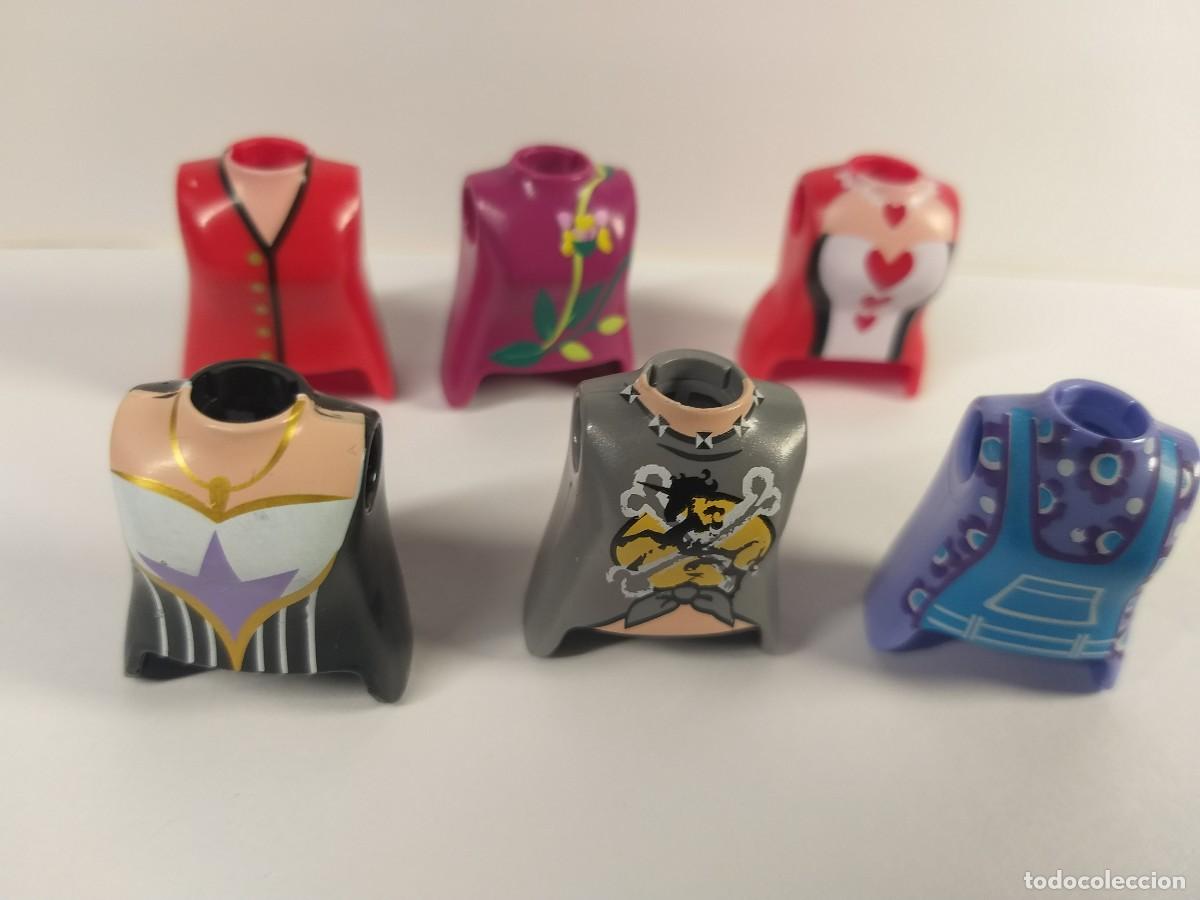 Playmobil: PLAYMOBIL - LOTE 6 TORSOS CHICAS