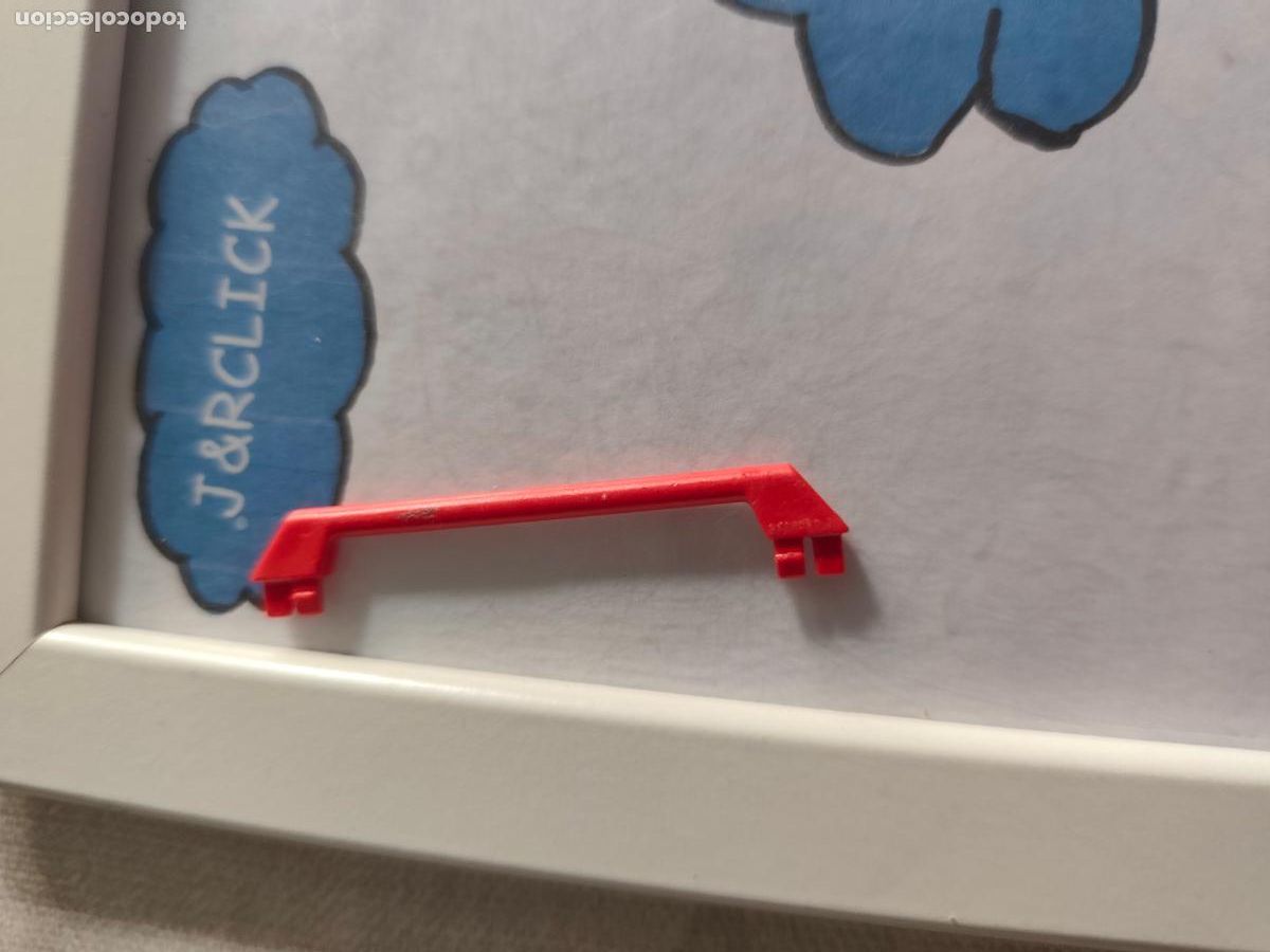 Playmobil: Playmobil repuestos valla soporte rojo