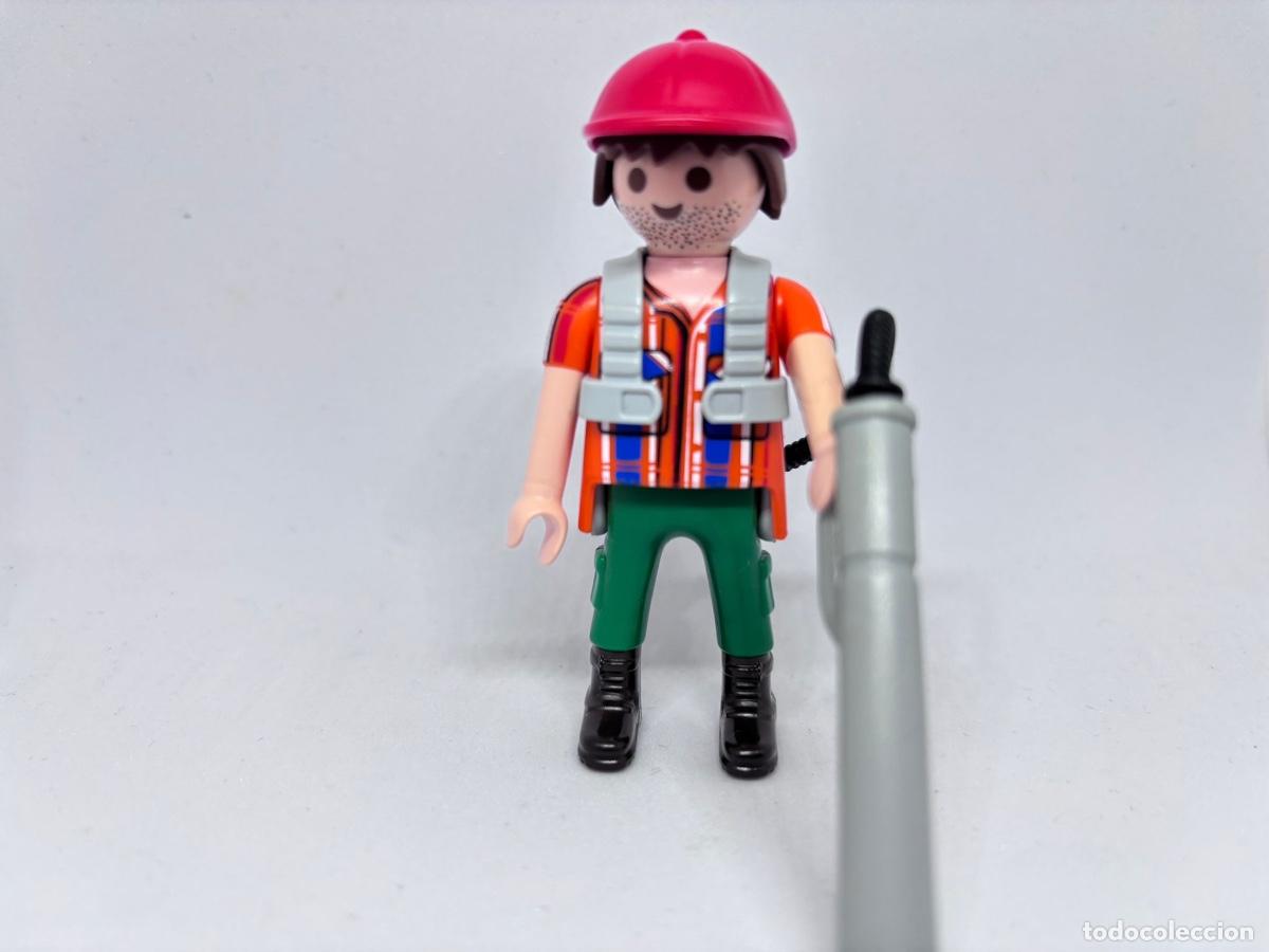 Playmobil: Playmobil jardinero con soplador