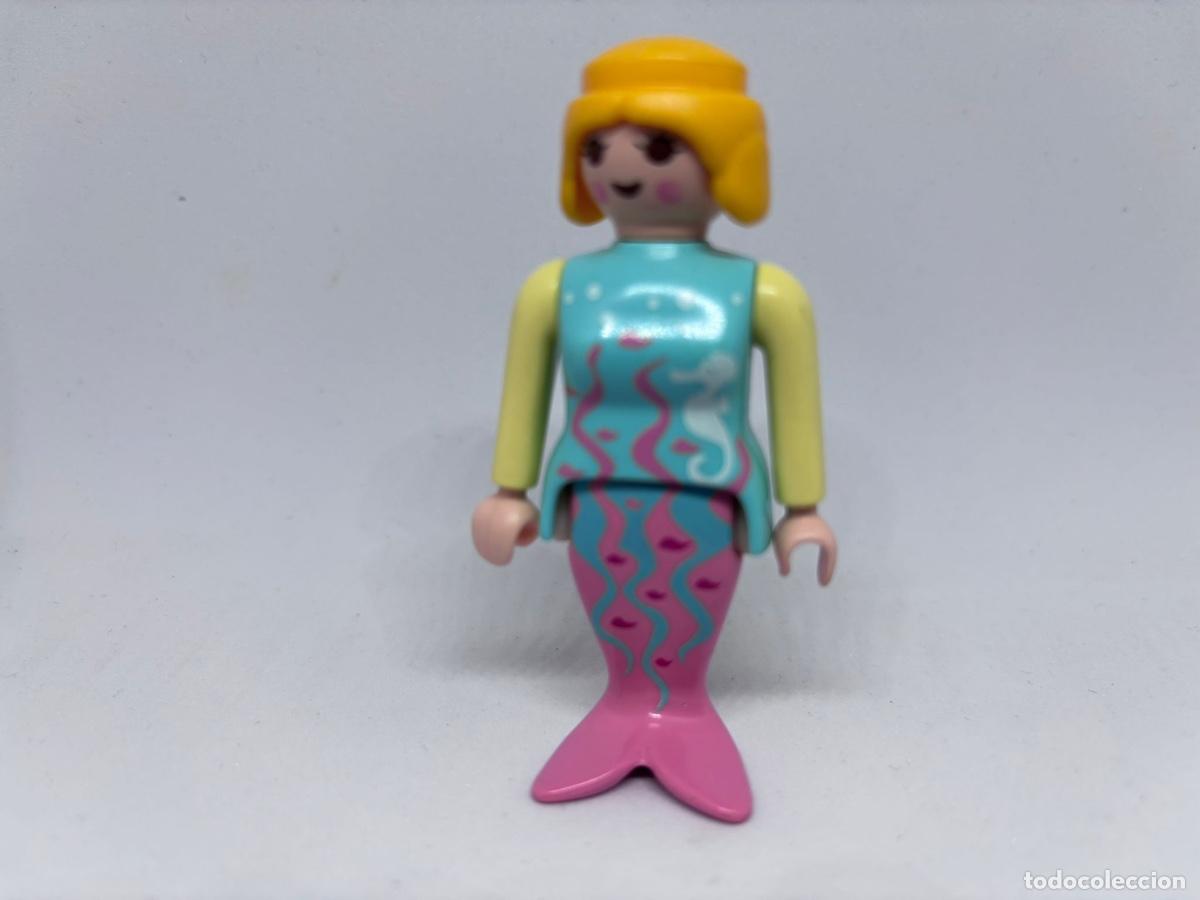 Playmobil: Playmobil sirena cola rosa y azul