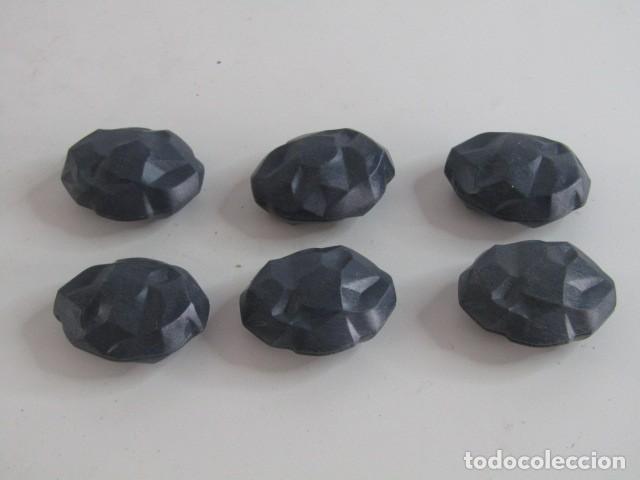 Playmobil: DIFICIL LOTE DE ROCAS PIEDRAS NEGRAs ESPECIALES PARA ESCENAS VARIADAS PLAYMOBIL