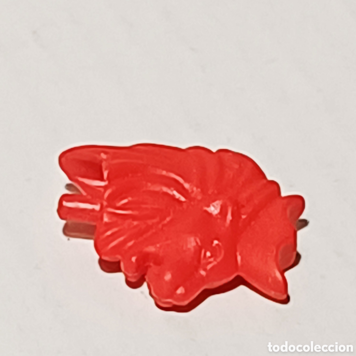 Playmobil: Pieza playmobil adorno casco medieval cabeza de le&oacute;n rojo corona
