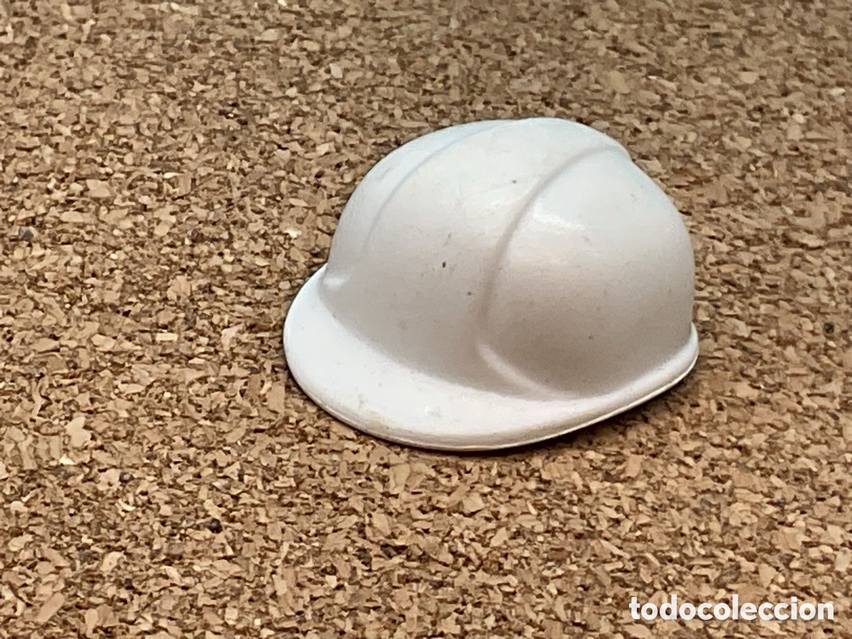 Playmobil: ACCESORIO PLAYMOBIL. CASCO OBRA COLOR BLANCO.