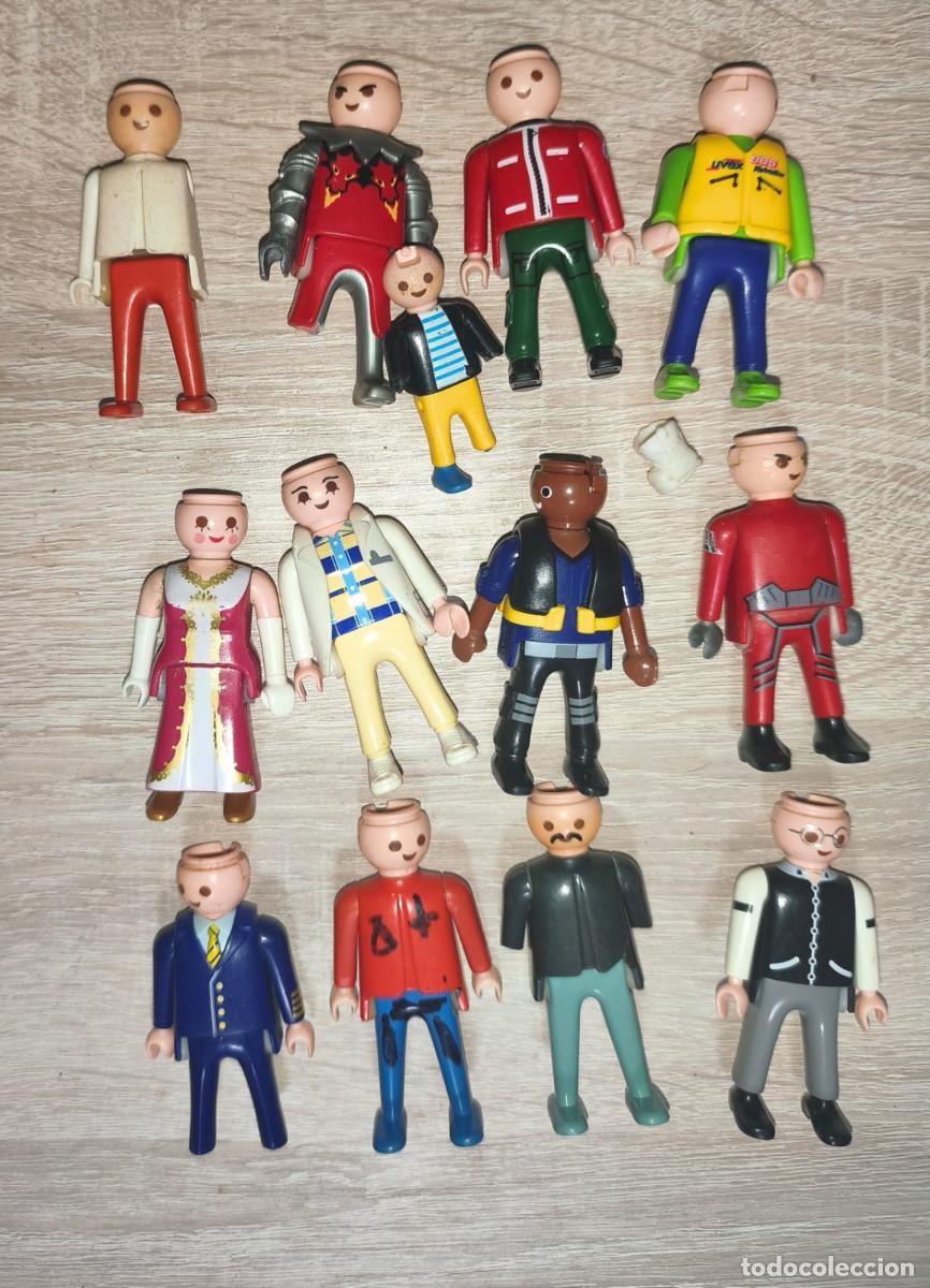 Playmobil: Lote playmobil figuras con defectos, piezas