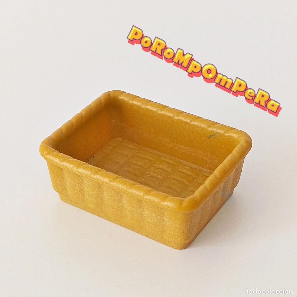 Playmobil: PLAYMOBIL CESTO DE MIMBRE RECTANGULAR MOSTAZA BEL&Eacute;N MEDIEVAL VICTORIAN OESTE GRANJA MERCADO CG3