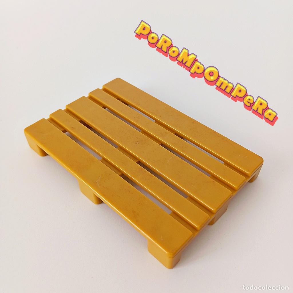Playmobil: PLAYMOBIL PALET 3003 4068 4314 5466 CARRETILLA ELEVADORA TRANSPORTE MERCANC&Iacute;AS CG3