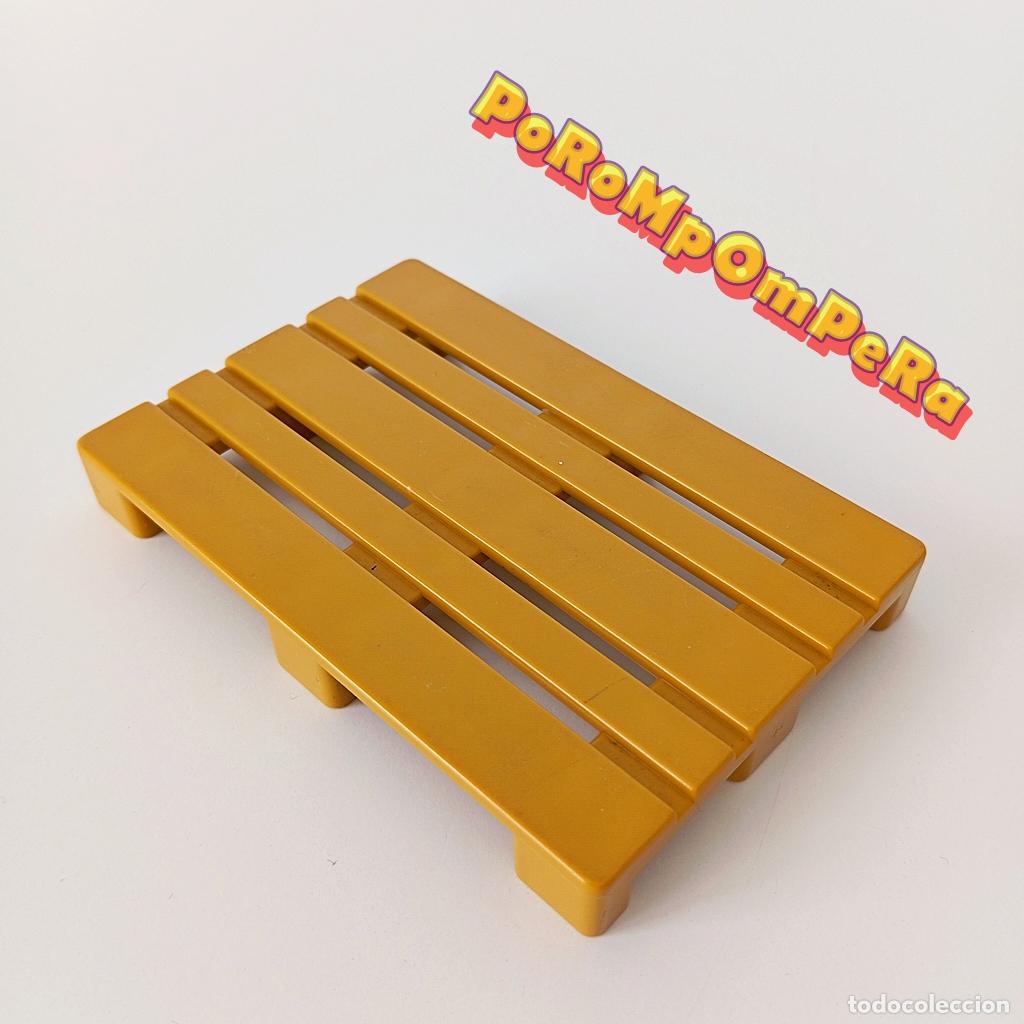 Playmobil: PLAYMOBIL PALET 3003 4068 4314 5466 CARRETILLA ELEVADORA TRANSPORTE MERCANC&Iacute;AS CG3