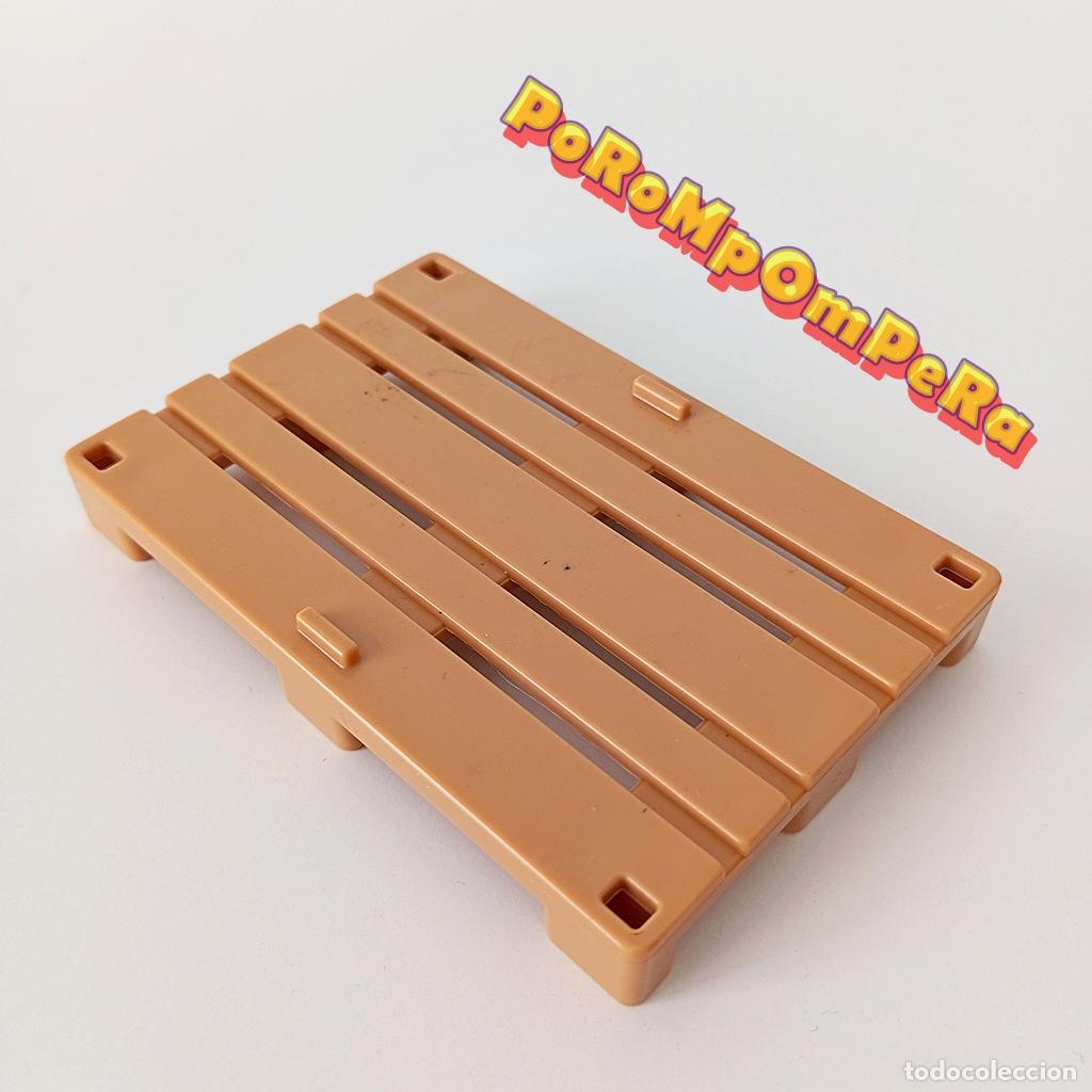 Playmobil: PLAYMOBIL PALET MARR&Oacute;N SIMILAR 4043 4085 4135 4323 4447 4474 5257 9485 70335 ? MERCANC&Iacute;A ALMAC&Eacute;N CG3
