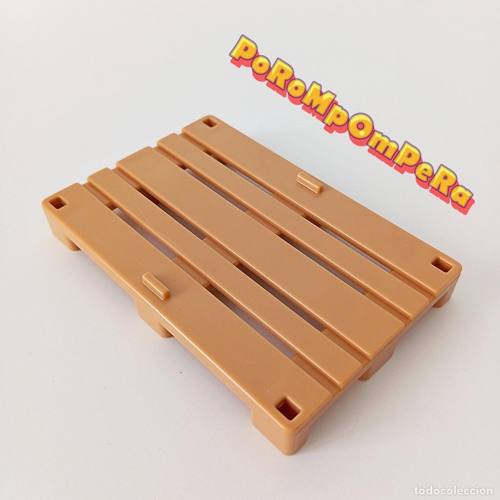 Playmobil: PLAYMOBIL PALET MARR&Oacute;N SIMILAR 4043 4085 4135 4323 4447 4474 5257 9485 70335 ? MERCANC&Iacute;A ALMAC&Eacute;N CG3