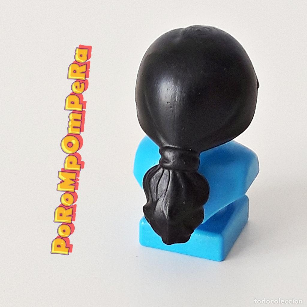 Playmobil: PLAYMOBIL PELUCA COLETA ONDULADA NEGRA PELO MORENO MUJER CABELLO CHICA CUSTOM/COMPLETAR PL5