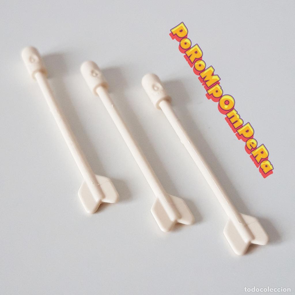 Playmobil: PLAYMOBIL LOTE X3 FLECHA MODERNA PUNTA REDONDEADA 5247 6272 ARCO ARQUERO INDIO OESTE NATIVO Q9