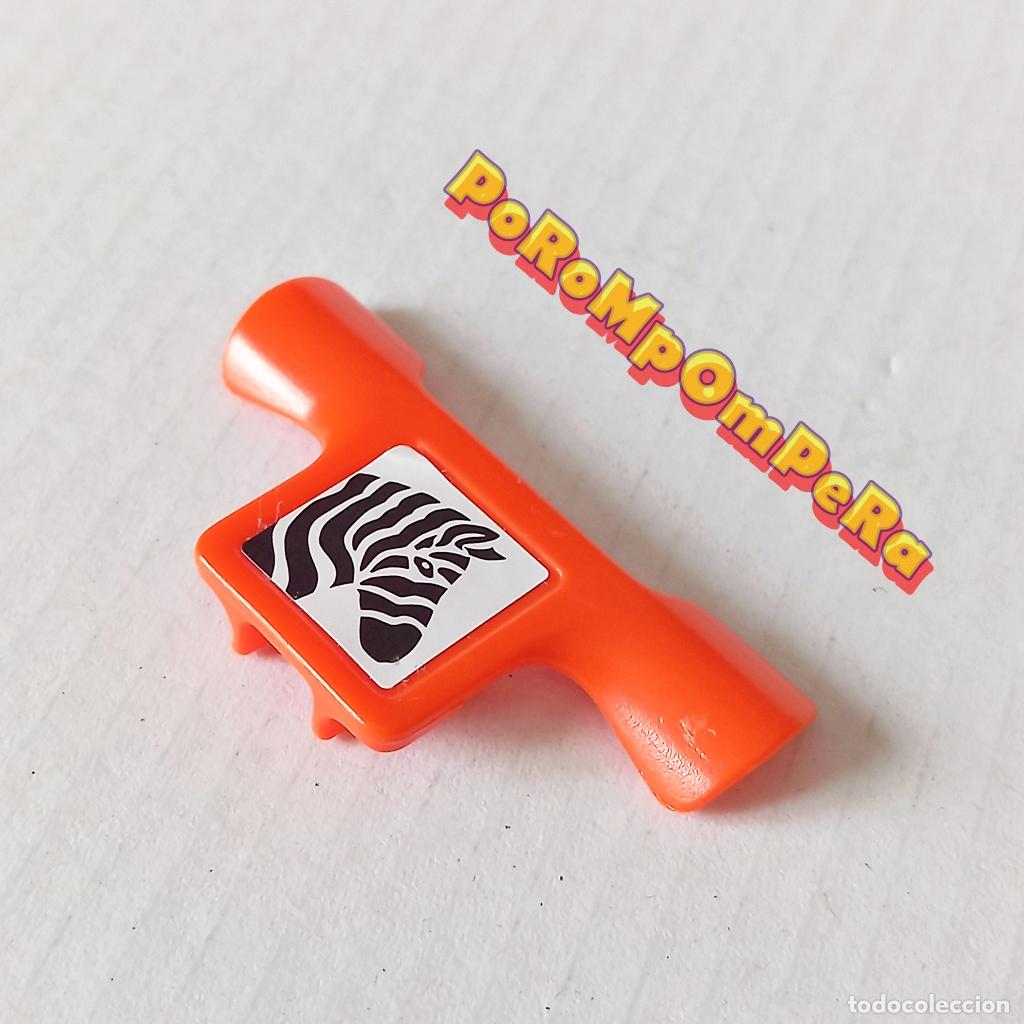 Playmobil: PLAYMOBIL PIEZA DELANTERA NARANJA CEBRA MANILLAR MOTO 5272 J3