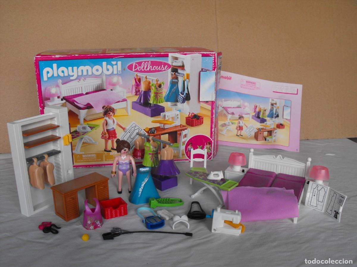 Playmobil: PLAYMOBIL. Dormitorio dise&ntilde;adora de moda. Con caja. Ref.70208. Completo.