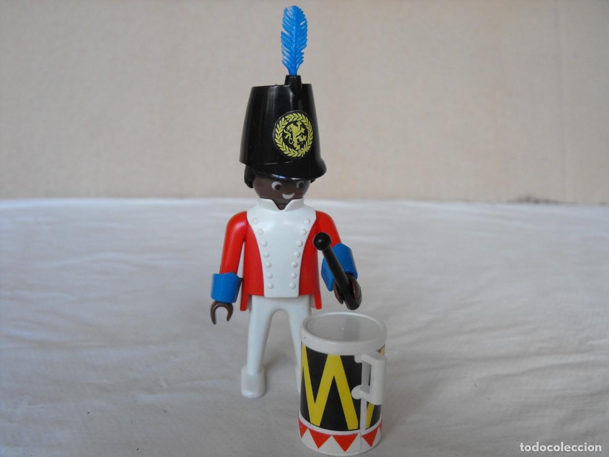 Playmobil: PLAYMOBIL. Soldado tambor de la guardia. De la ref. 3544. Primera &eacute;poca.