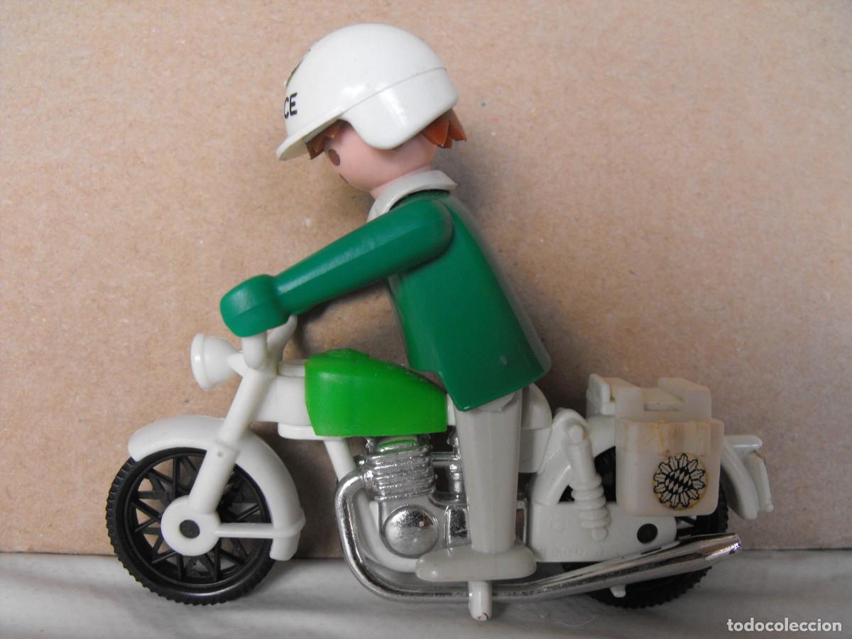 Playmobil: PLAYMOBIL. Policia motorista. De la ref. 3401. Primera &eacute;poca.