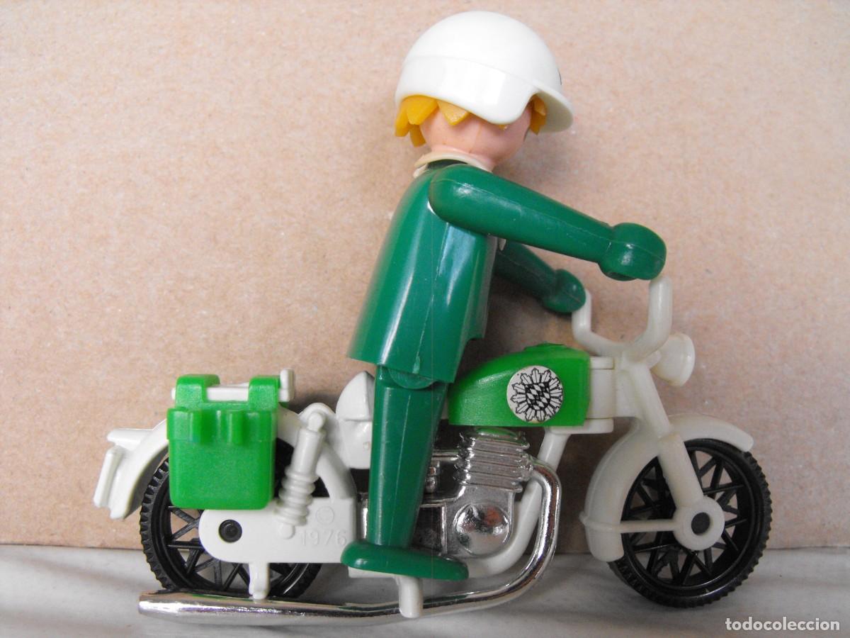 Playmobil: PLAYMOBIL. Policia motorista. De la ref. 3401. Primera &eacute;poca.
