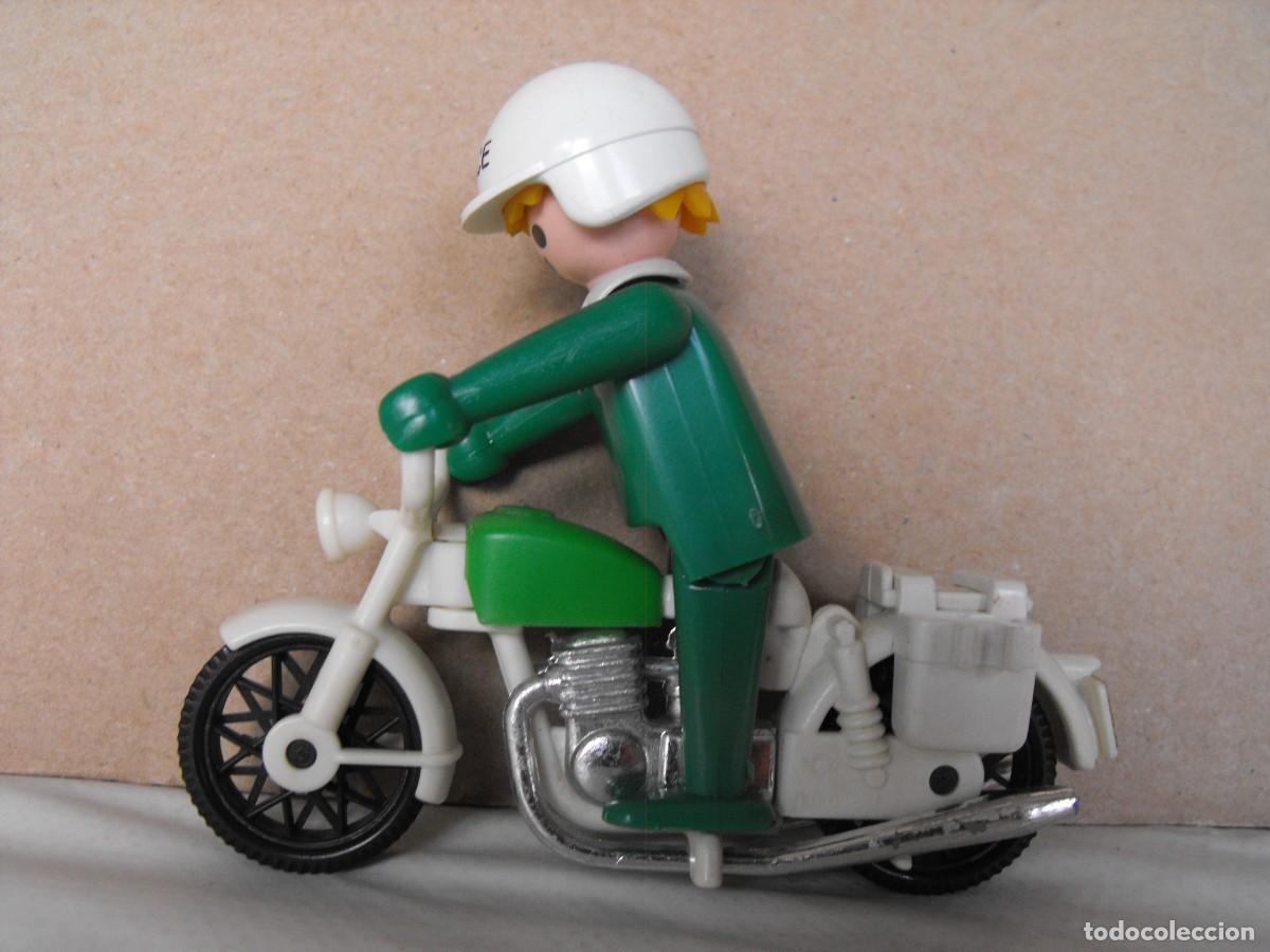 Playmobil: PLAYMOBIL. Policia motorista. De la ref. 3401. Primera &eacute;poca.