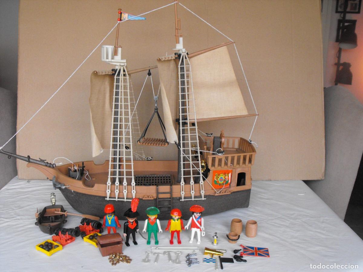 Playmobil: PLAYMOBIL. Primer barco pirata. Ref. 3550. Primera &eacute;poca.