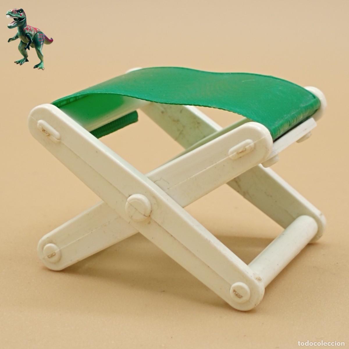 Playmobil: Playmobil silla plegable verde tienda de campa&ntilde;a asiento safari africa 3080896 3189 3224 3413 3433
