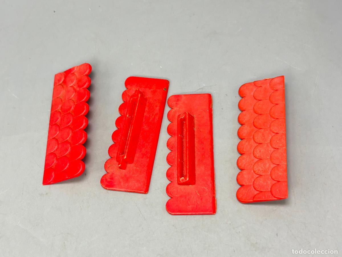 Playmobil: Playmobil lote cornisa tejado tejado rojo casa castillo medieval