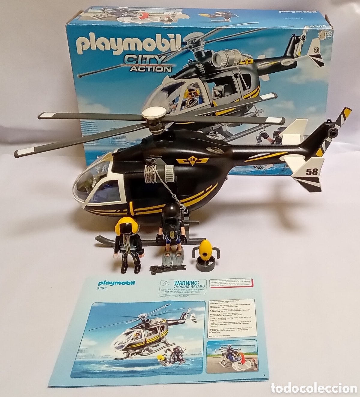Playmobil: Helic&oacute;ptero De RescatePlaymobil Referencia 9363