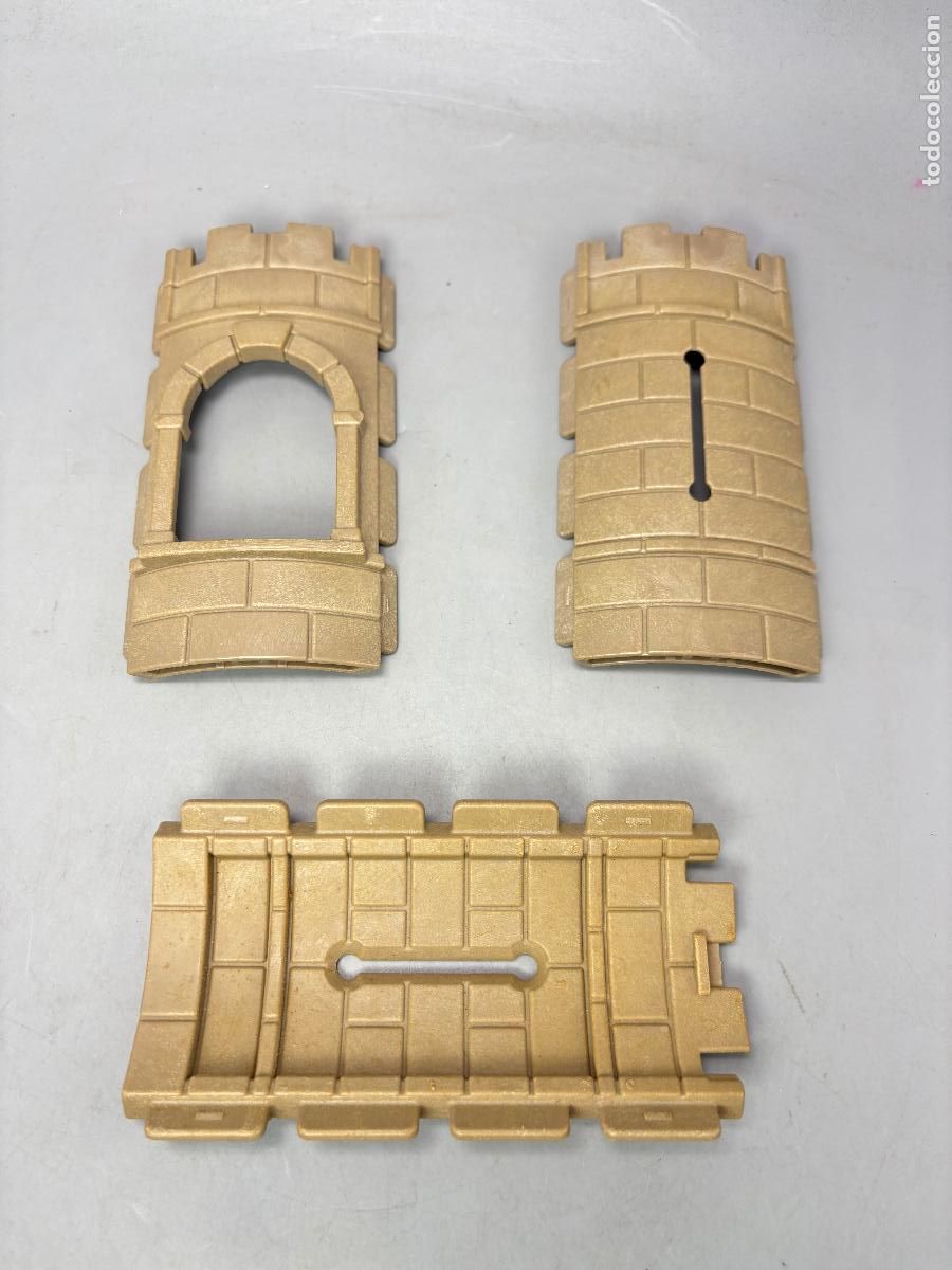 Playmobil: Playmobil lote pared arqueado con grieta arquero casa castillo medieval
