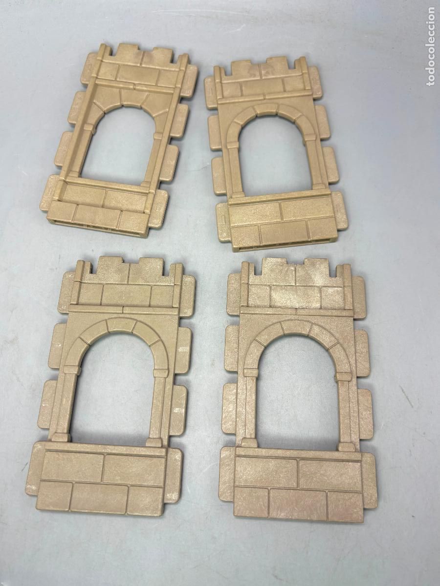 Playmobil: Playmobil lote pared con hueco ventana casa castillo medieval