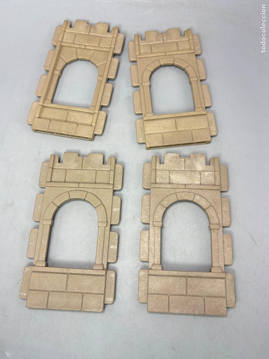 Playmobil: Playmobil lote pared con hueco ventana casa castillo medieval
